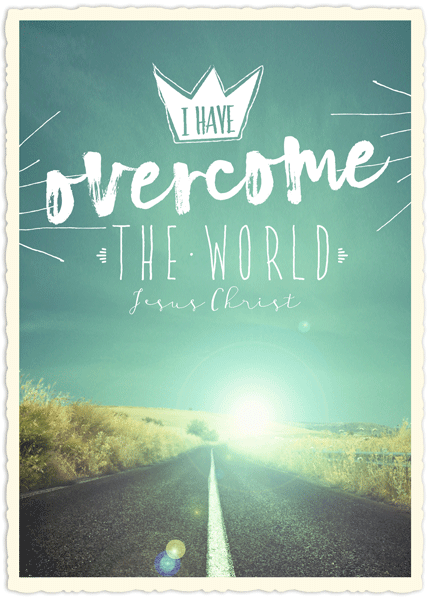 XL-Postkarte Big Blessing - Overcome XL-Postkarte Big Blessing - Overcome