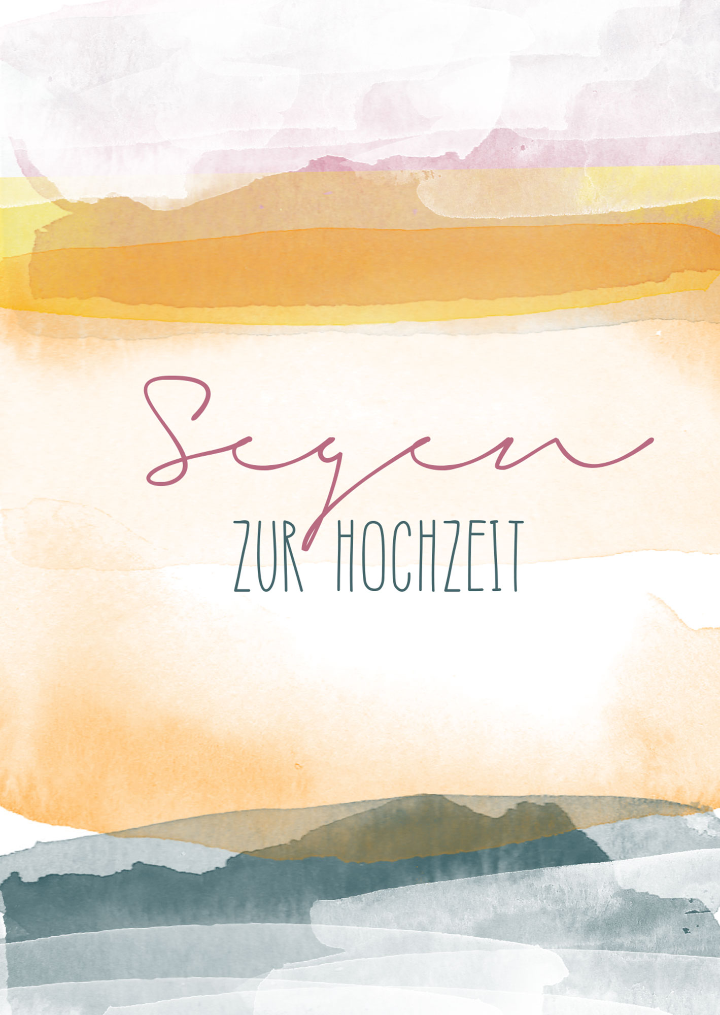 Doppelkarte Collage – Segen zur Hochzeit (Vergebt euch gegenseitig) – Hochzeit Faltkarte Naturpapier - Segen zur Hochzeit (Vergebt euch gegenseitig) – Hochzeit