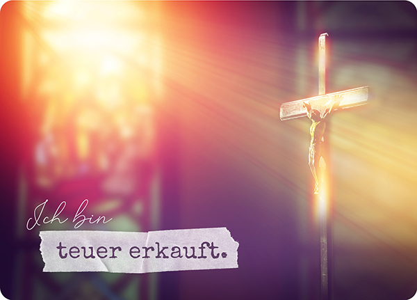 XL-Postkarte Big Blessing - Teuer erkauft