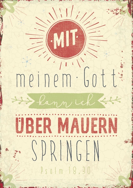 Postkarte - Mauern Postkarte - Mauern