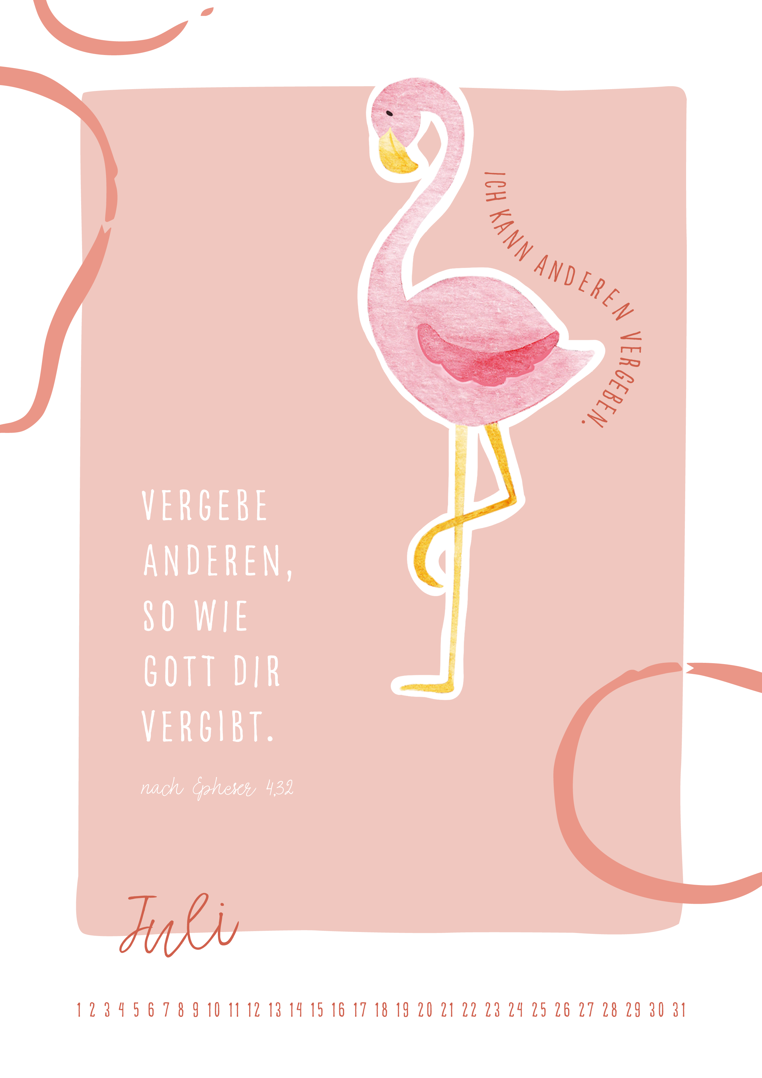 Immerwährender Kinderkalender - Das bin ich - Affirmationen