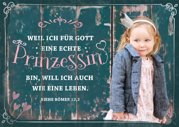 Postkarte - Prinzessin Postkarte - Prinzessin