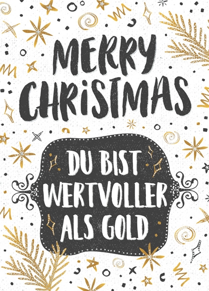 XL-Postkarte Big Blessing Silber - Du bist wertvoller XL-Postkarte Big Blessing Silber - Du bist wertvoller