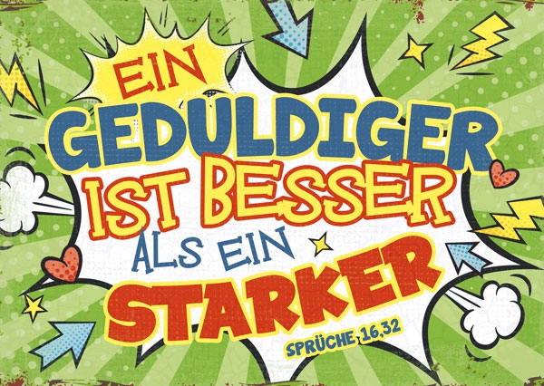 Postkarte - Ein Geduldiger Postkarte - Ein Geduldiger