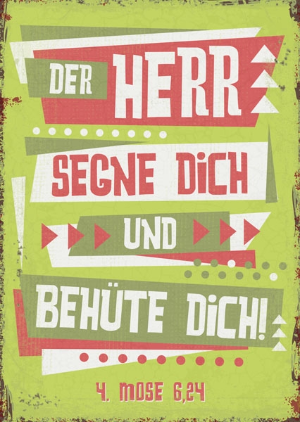 Postkarte - Segne und behüte Postkarte - Segne und behüte