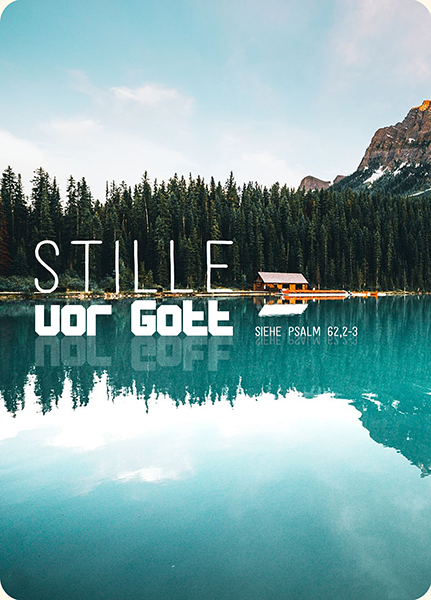 XL-Postkarte Big Blessing - Stille vor Gott (See) XL-Postkarte Big Blessing - Stille vor Gott (See)