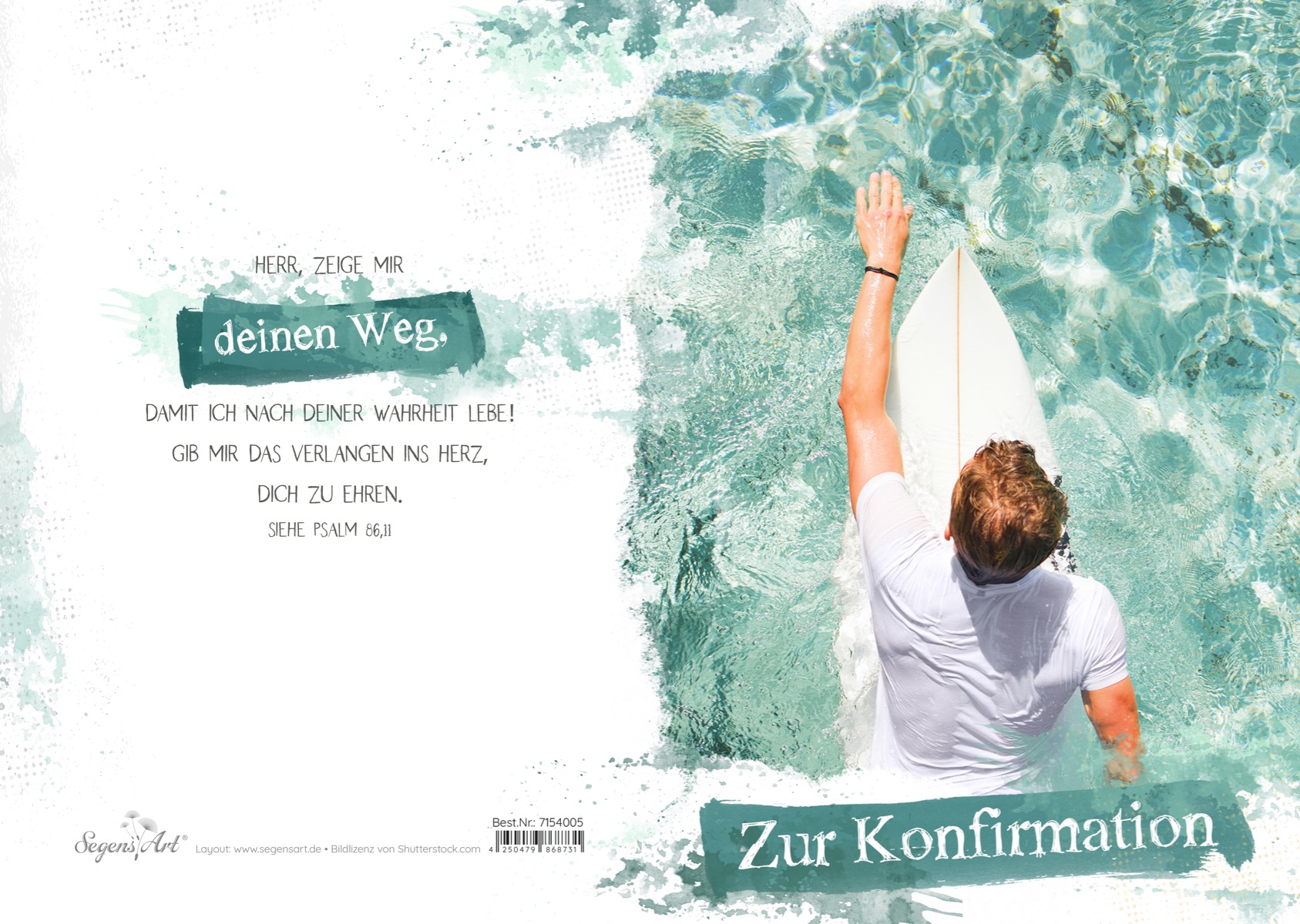 Urkunde – Konfirmation – Surfer Urkunde – Konfirmation – Surfer