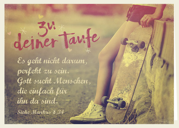Faltkarte - Zu deiner Taufe - Gott sucht Faltkarte - Zu deiner Taufe - Gott sucht