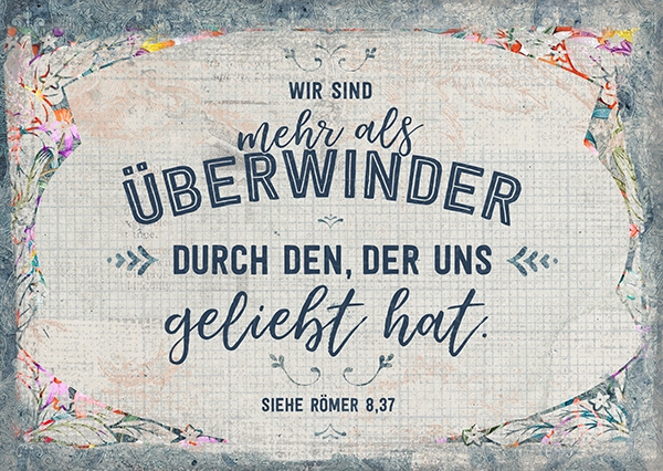 Postkarte - Überwinder Postkarte - Überwinder