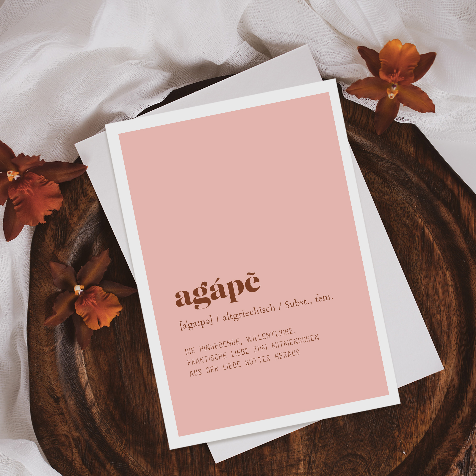 Postkarte - agápē - Die Liebe Gottes