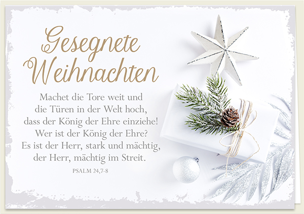 Faltkarte - Machet die Tore weit Faltkarte - Machet die Tore weit