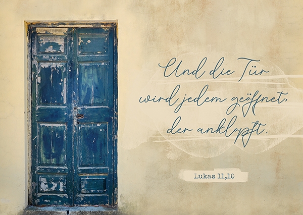 Postkarte - Und die Tür Postkarte - Und die Tür