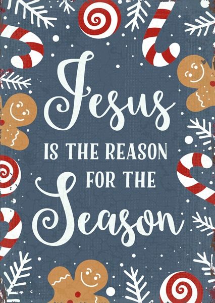 Postkarte - Jesus is the reason