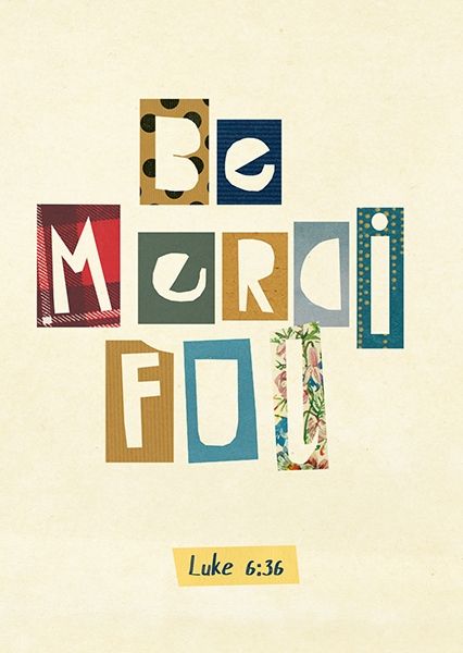 Postkarte - Be merciful