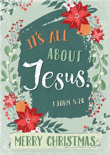 Postkarte - All about Jesus