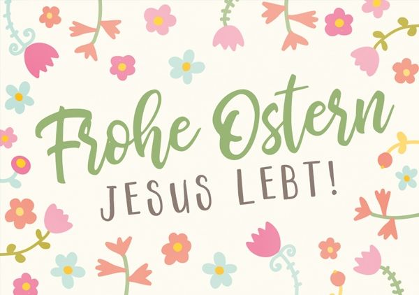 Mini - Frohe Ostern - Jesus lebt