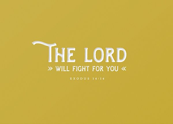 Craft Card - The Lord will fight