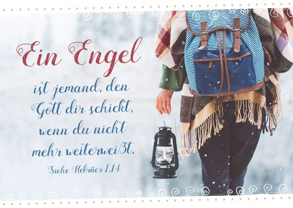 Postkarte - Ein Engel