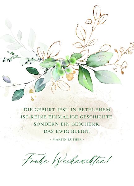 XL-Postkarte Big Blessing Gold – Frohe Weihnachten - Die Geburt Jesu