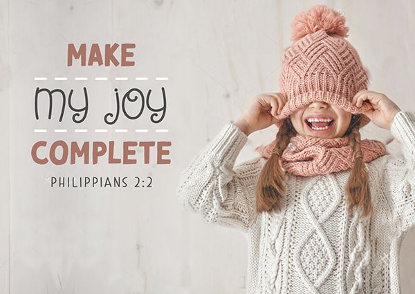 Postkarte – Make my joy complete